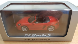 Porsche 718 Boxster S type 982 - India Red - 2016