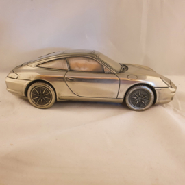 Porsche 911 996 Targa 1:18 - Silver tin paperweight