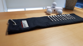 Porsche Golf Tee + Porsche Golf Serviette + Set de balles de golf Porsche