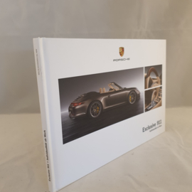 Porsche 911 991 Exclusive Brochure Couverture Rigide 2013 - DE WSL91301000910