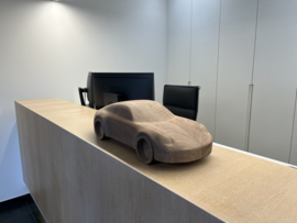 Porsche 911 - artistieke houten sculptuur