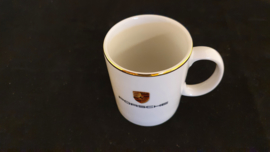 Porsche Becher mit goldrandigem Rand - Porsche logo WAP1070640D