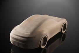 Porsche 911 - artistieke houten sculptuur