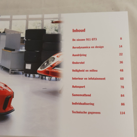 Porsche 911 991.2 GT3 hardcover brochure 2017 - NL