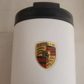 Porsche thermosbeker XL Carrera mat wit WAP0502000PTHB