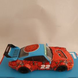 Porsche 911 964 RWB Mr. Men Little Miss in container 1/64 Tarmac - T64-037-MR