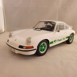 Porsche 911 Carrera RS 2.7 1973 Wit / Vipergroen 1:12 - Norev 127512