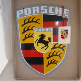 Porsche Classic Emaille Logo  45 x 38 cm - 644 70 100 710