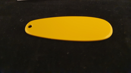 Porsche keychain lacquered racing yellow / chrome - Porsche Museum MAP06610212