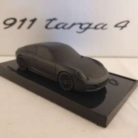 Porsche 911 991 Targa 4 - Paperweight on pedestal