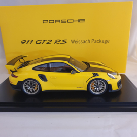 Porsche 991 GT2 RS pack Weissach jaune/noir - WAP0211520J