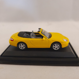 Porsche 911 996 Cabrio modelauto schaal 1:72