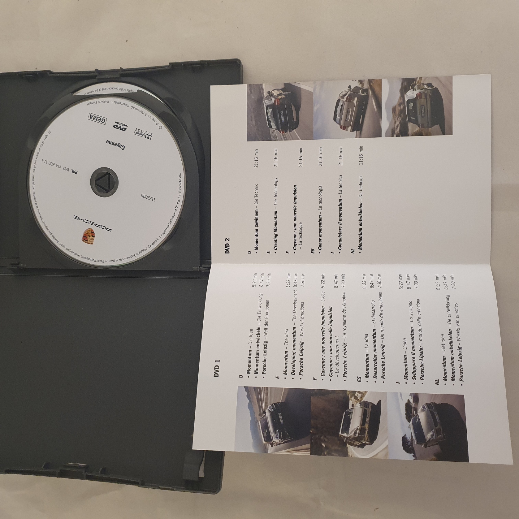 Porsche Film Collection DVD - Porsche Cayenne 2006