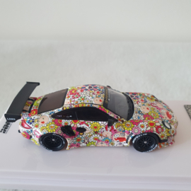 Porsche 911 997 LBWK Jaden C Sunflowers 1/64 Inno64 - In64-997LB-JCSF