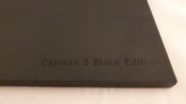 Porsche 718 Cayman S Black Edition - Brochure en coffret collector