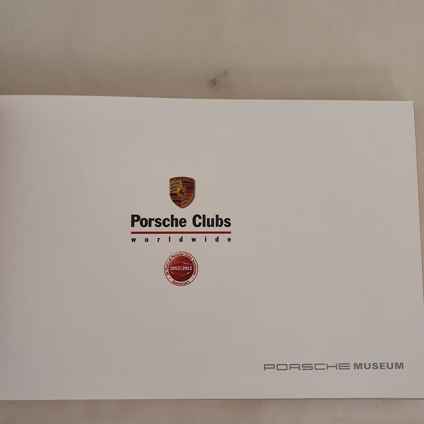Porsche Museum Book - Porsche Clubs - first edition 2012