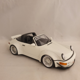 Porsche 911 964 RWB Targa 2014 wit 1/18 GT Spirit GT188