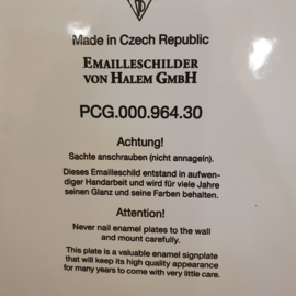 Porsche 964 RS Enamel Sign Anniversary Model - PCG00096430