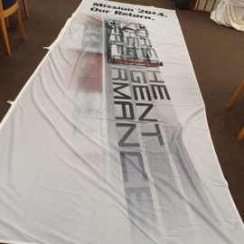 Porsche Banner - Le Mans 2014 Mission Our Return