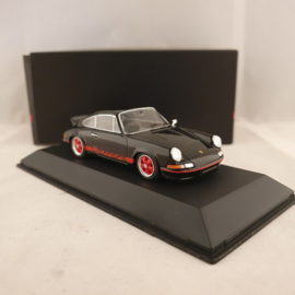Porsche 911 Carrera RS 2.7 1973 Zwart/Rood 1:43 Spark - WAP0201160PRS2