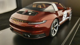 Porsche 911 (992) Targa 4S Heritage Design Edition Cherry red 1:18 Spark - WAP0219110MTRG