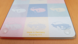 Glazen onderzetters 911 Collection 1968 Porsche Design