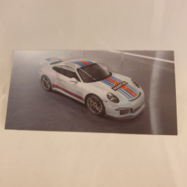 Porsche 911 Aufkleber 3D Karte 911 / 50 Jahre Porsche Martini Racing