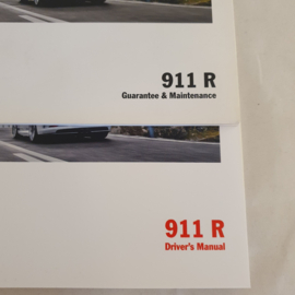 Porsche 911 991 R handleiding 2016 - EN WKD 991 21 2016