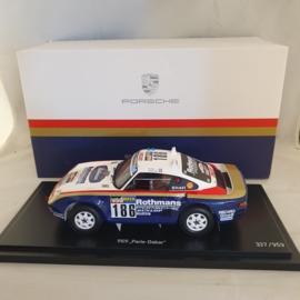 Porsche 959 #186 Winner Rally Paris-Dakar 1986 Rothmans 1/18 Spark - WAP0219590NRLL