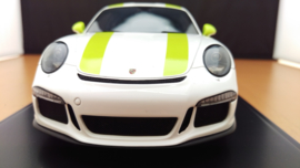 Porsche 911 (991 II) R 2016 - White with Acid Green