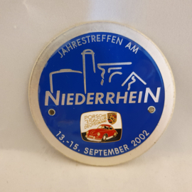 Plakette - Porsche 356 Club Deutschland - Jahrestreffen Niederrhein 2002