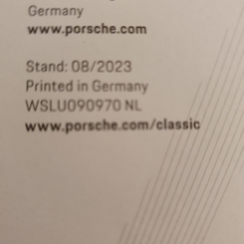 Porsche Classic Oldtimer orginal parts catalog 2023 - NL