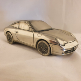 Porsche 911 996 Targa 1:18 - Presse papier van zilvertin