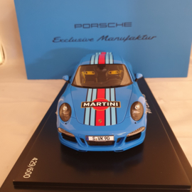Porsche 991 Carrera S 2013 Riviera blue Martini Racing Design - WAX02100001