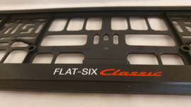 Porsche porte-plaque d’immatriculation - Flat Six