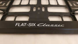Porsche license plate holder - Flat Six