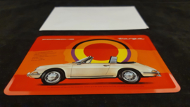 Porsche Classic tin postcard Targa