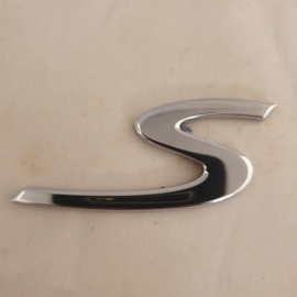 Porsche embleem "S" 6 cm