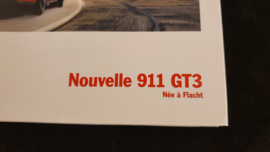 Porsche 911 991.2 GT3 hardcover broschüre 2017 - Französisch