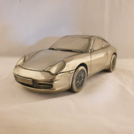 Porsche 911 996 Targa 1:18 - Silver tin paperweight