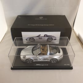 Porsche 911 (992) Targa 4S Heritage Design Edition GT Silver 1:18 Spark - WAP0219120MTRG