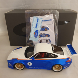 Porsche 911 997 Slant nose old/new Rothmans Widebody 1/18 GT Spirit GT797