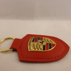 Porsche sleutelhanger met Porsche embleem - rood WAP0500920E