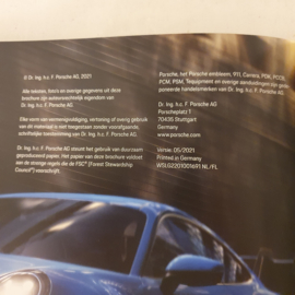Porsche 911 992 GT3 Hardcover brochure 2022- NL