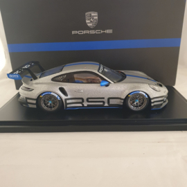 Porsche 911 992 GT3 Cup 2021 GT Argent / Bleu 1/18 Spark - WAP0219920NGT3