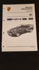 Porsche 944 S2 Service Information Technik - 1991