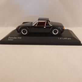 Porsche 916 1971 schwarz 1:43 - Minichamps 400066060