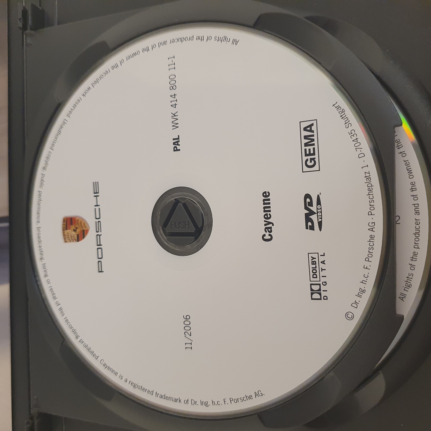 Porsche Film Collection DVD - Porsche Cayenne 2006