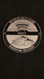 Plakette - Porsche European Delivery 2022