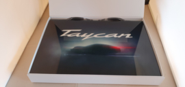 Porsche Mission E becomes Taycan - gift box